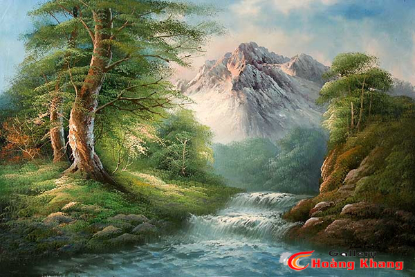 Tranh Núi - Nước - Phong Thuỷ